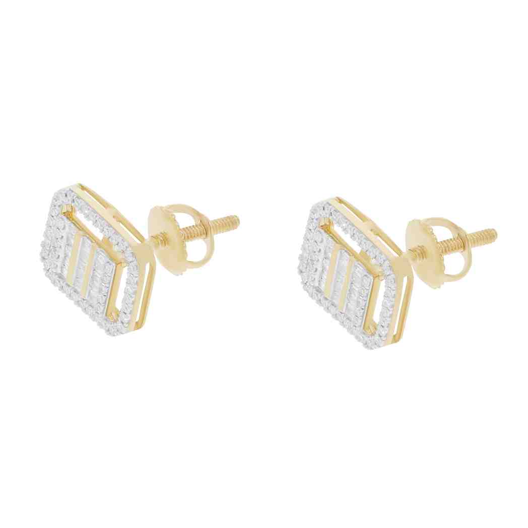Square Stud Earring ER23093A